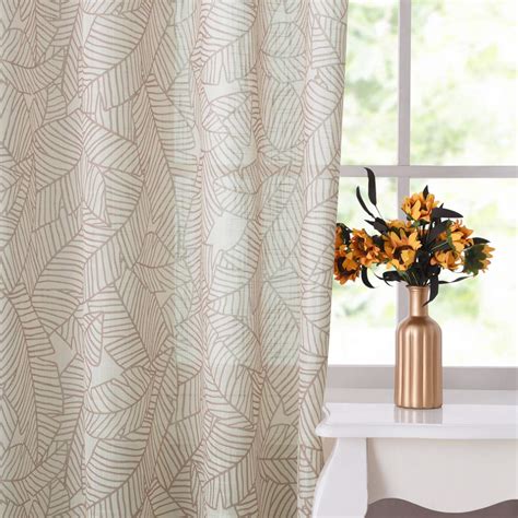 tropical sheer curtains